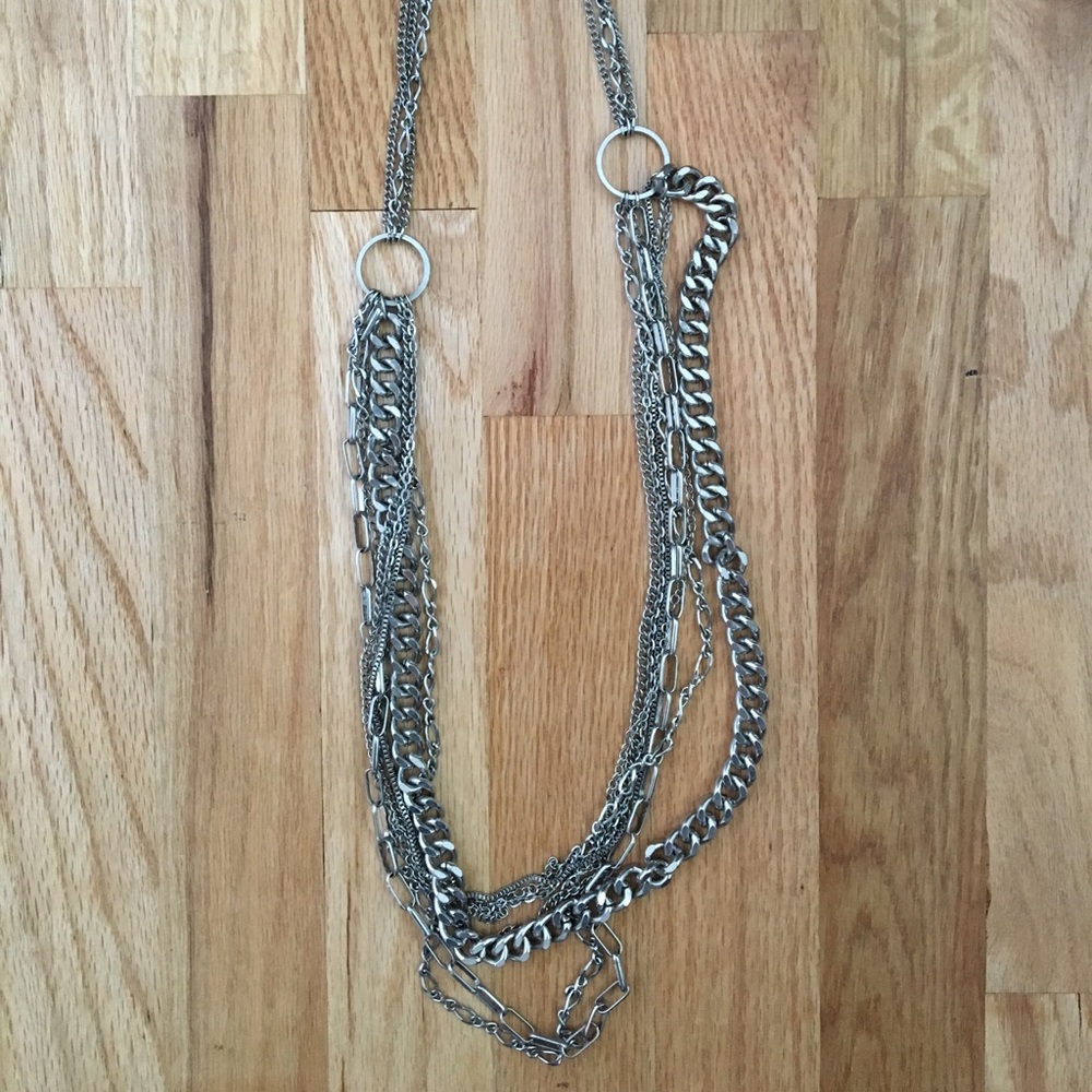 Silver Chain Necklace from Express